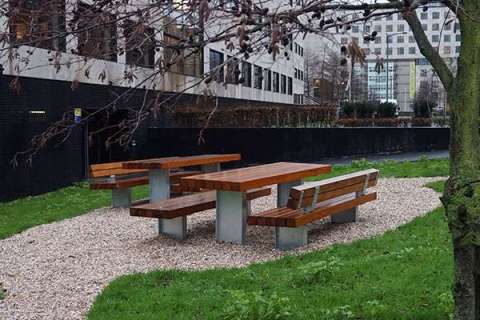 96838 straatmeubilair buitenbank tafel picknickset