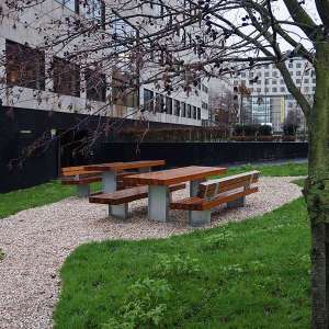 96838 straatmeubilair buitenbank tafel picknickset