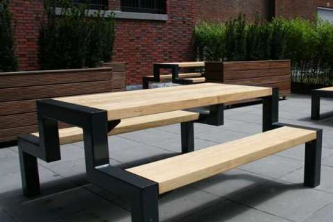picknickset straatmeubilair buitenbank FalcoBloc