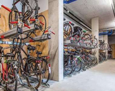 fietsenkelder fietsparkeren fietsenrek fietsaanleunbeugels 