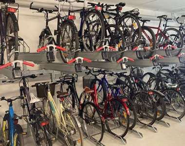 fietsenkelder fietsparkeren fietsenrek fietsaanleunbeugels 