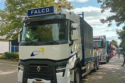 Truckersdag Hardenberg: Falco Chauffeur Hans Rijdt Mee!