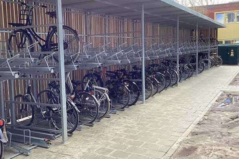 127048 fietsparkeren fietsoverkapping etagerek dubbellaags