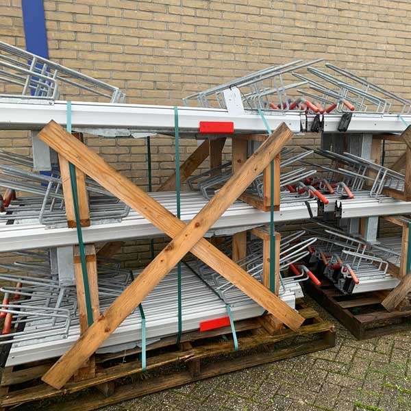 Fietsparkeren | Circulaire producten | Circulaire etagerekken | image #5 |  fietsparkeren etagefietsenrek dubbellaags circulair