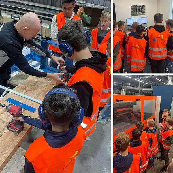 Groep 7 van De Noorderborch ontdekt techniek bij Falco Groep 7 van De Noorderborch ontdekt techniek bij Falco