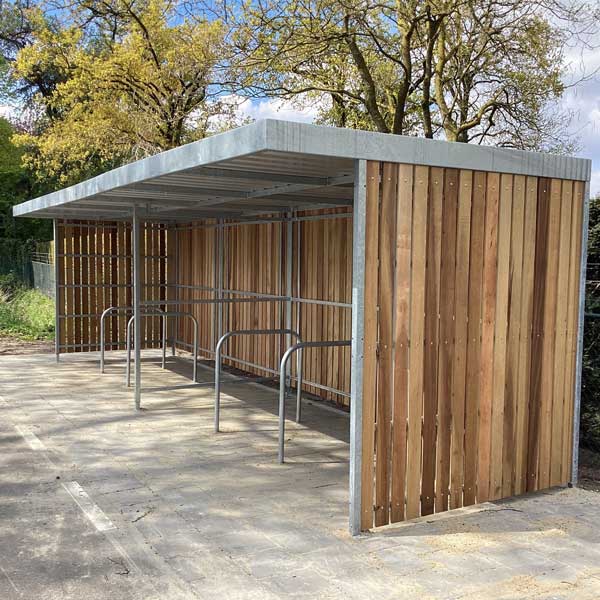 Week 17: Fietsoverkappingen Bushalte Weg naar Veldmaat, Haaksbergen