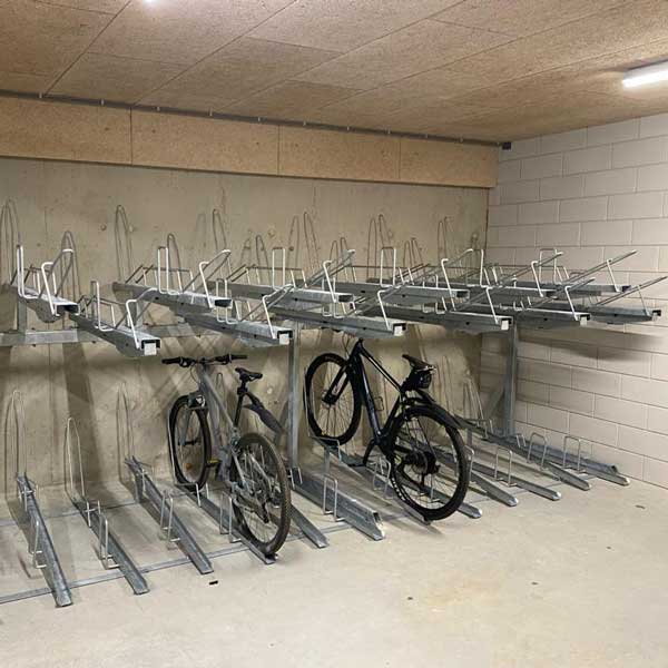 Week 51: fietsparkeervoorzieningen in kelder nieuw appartementencomplex Alkmaar