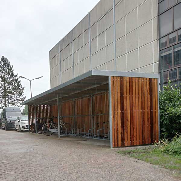 Week 28: Nieuwe Fietsoverkappingen bij Campus Werkspoor in Utrecht