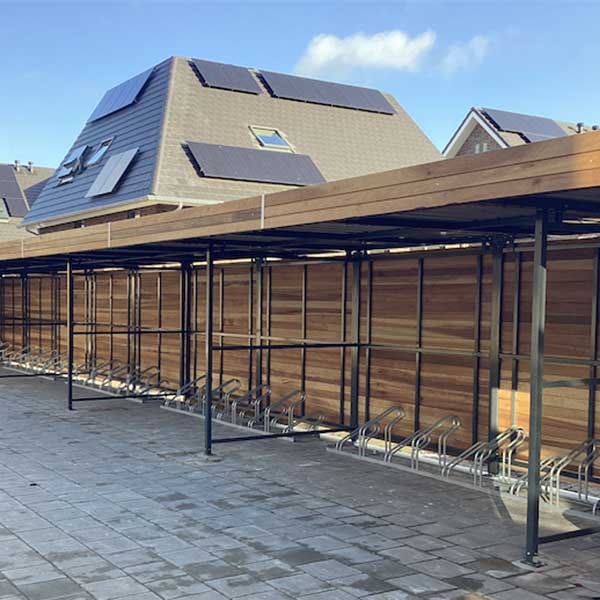 Week 5: FalcoLok overkapping met verfijnde houten details voor een extra stijlvolle uitstraling