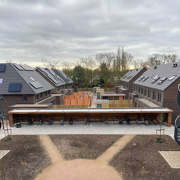 Week 5: FalcoLok overkapping met verfijnde houten details voor een extra stijlvolle uitstraling