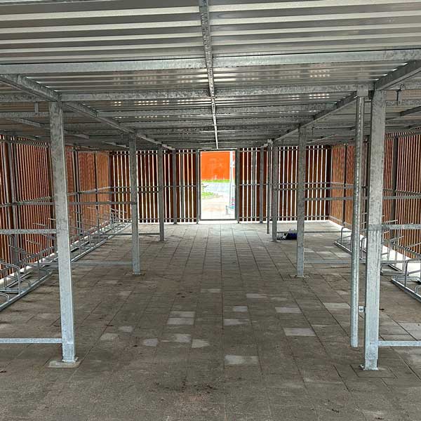 Week 46: Grote fietsoverkapping bij Ashram College