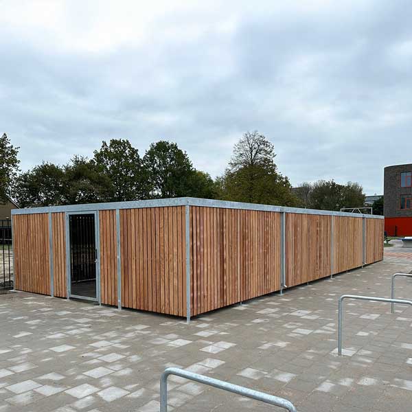 Week 46: Grote fietsoverkapping bij Ashram College