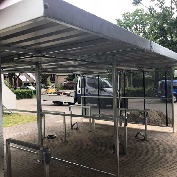 Week 20: Nieuwe Fietsoverkapping bij Beth San in Aalten