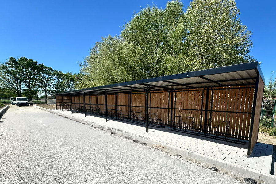 Week 24: FalcoZan fietsparkeervoorziening voor sportaccommodatie in Grimbergen