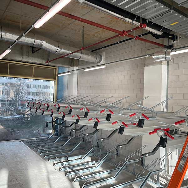 Week 48: Inrichting fietskelder De Boompjes Rotterdam