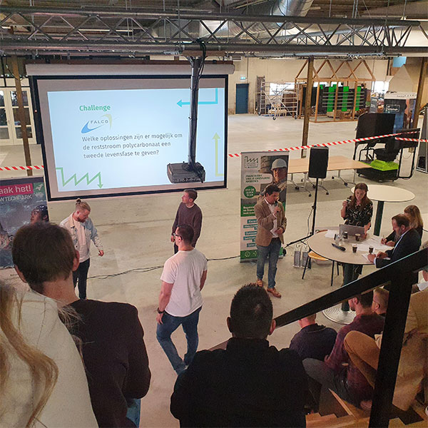 Falco wint kennisvoucher van € 5000 in de Challenge Week Circulaire Fabrieken