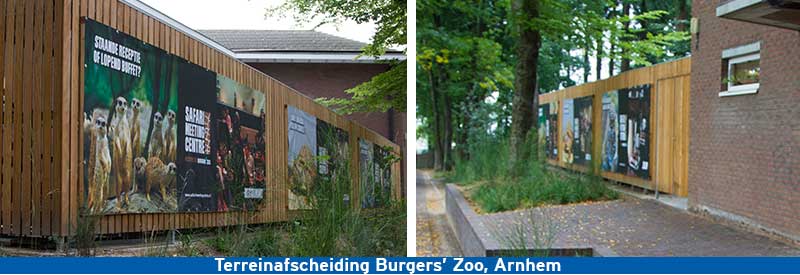 terreinafscheiding burgers zoo