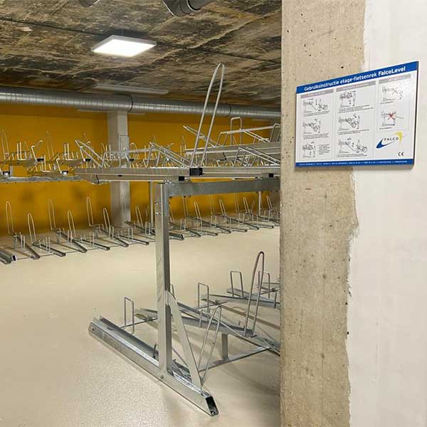 fietsenkelder fietsparkeren fietsenrek fietsaanleunbeugels 