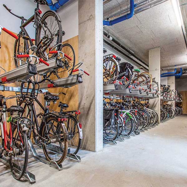 fietsenkelder fietsparkeren fietsenrek fietsaanleunbeugels 