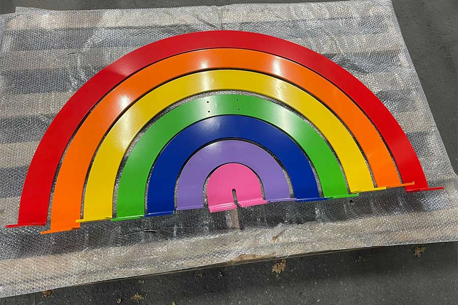 kleuren straatmeubilair buitenbank