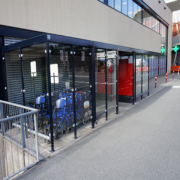 101609 fietsoverkapping rolstoeloverkapping fietsenrek fietsparkeren