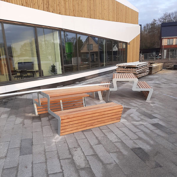 102584 straatmeubilair zitelementen picknickset