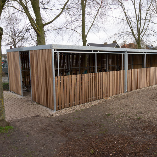 FalcoLok-500 fietsoverkapping bij Mariaschool in Essen