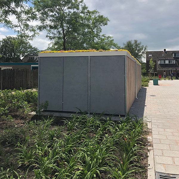 112822 fietsoverkapping berging schoolplein