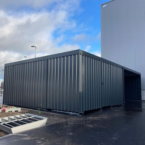 114630 overkapping fietsoverkapping berging pauzeruimte rokersruimte fietsenrek