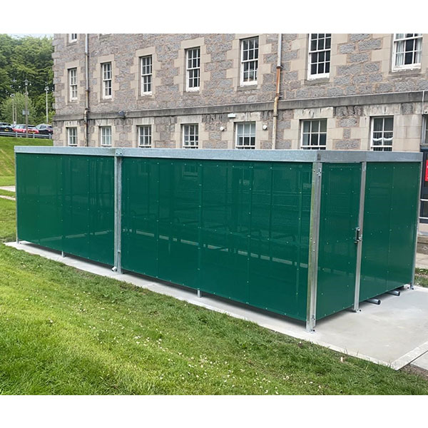 115906 fietsparkeren fietsoverkapping fietsaanleunbeugels fietsenrek zorginstelling ziekenhuis