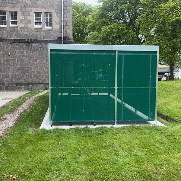 115906 fietsparkeren fietsoverkapping fietsaanleunbeugels fietsenrek zorginstelling ziekenhuis