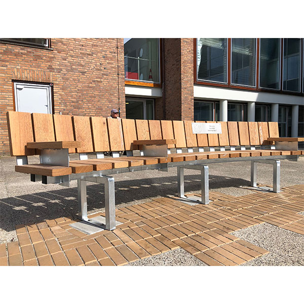 116874 straatmeubilair buitenbank zitbank babbelbank