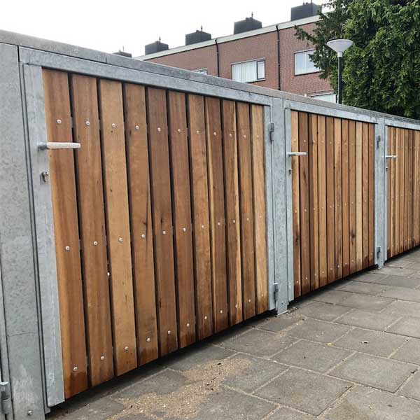 Fietskluizen op maat voor appartementencomplex