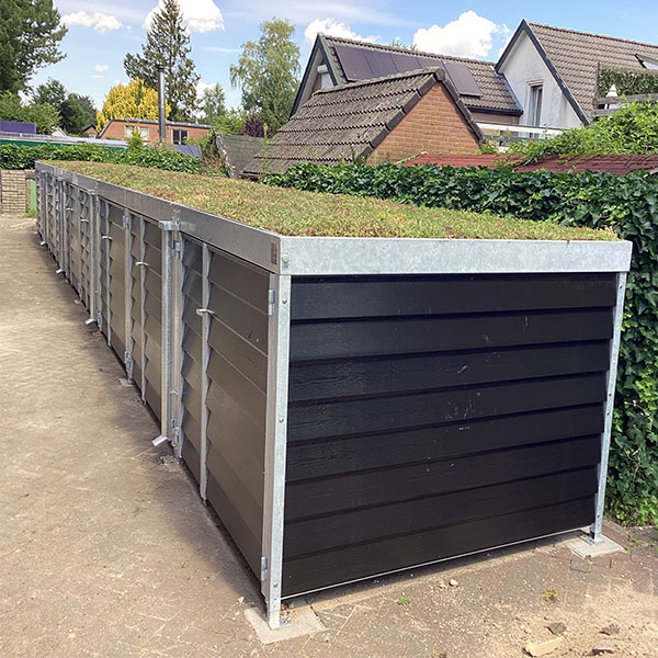 121082 overkapping berging buitenberging mini berging fietsenberging