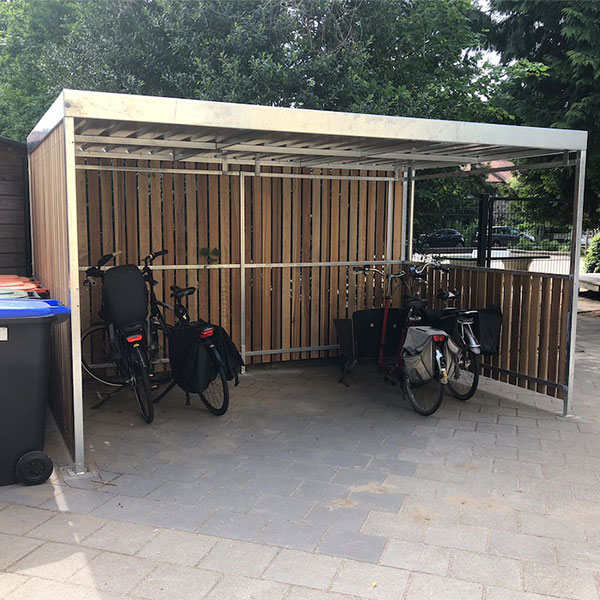 121898 overkapping fietsoverkapping schoolplein