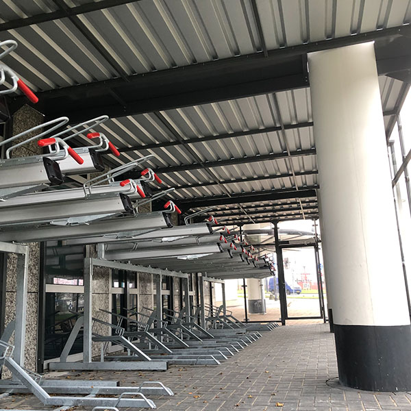 121912 fietsoverkapping etagerek fietsparkeren