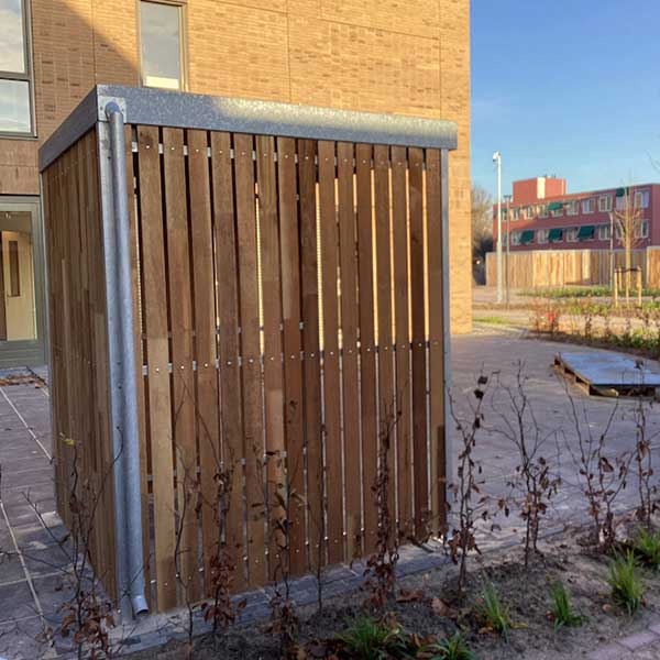 123422 fietsparkeren fietsoverkapping fietsenrek scootmobielstalling rokersruimte