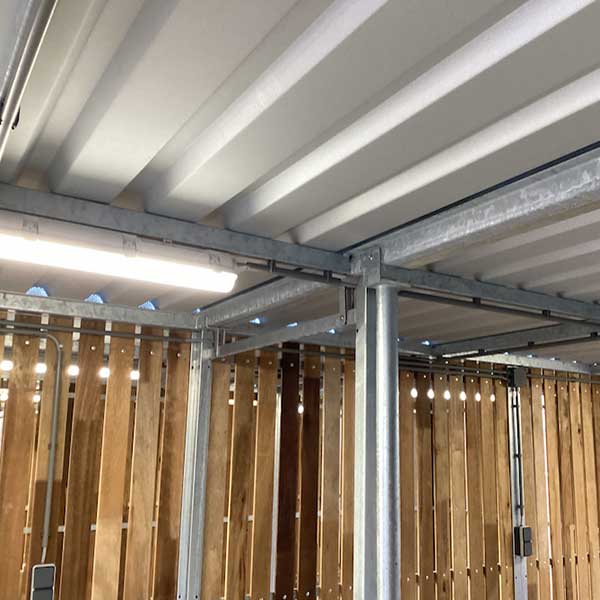 123422 fietsparkeren fietsoverkapping fietsenrek scootmobielstalling rokersruimte