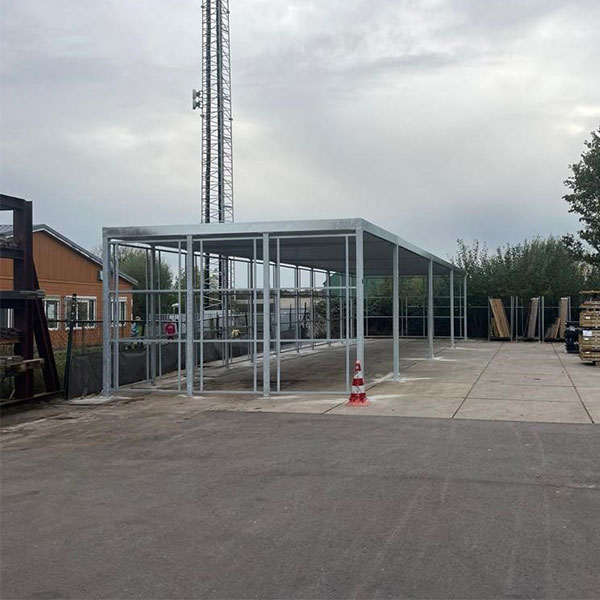 123751 overkapping bedrijventerrein berging