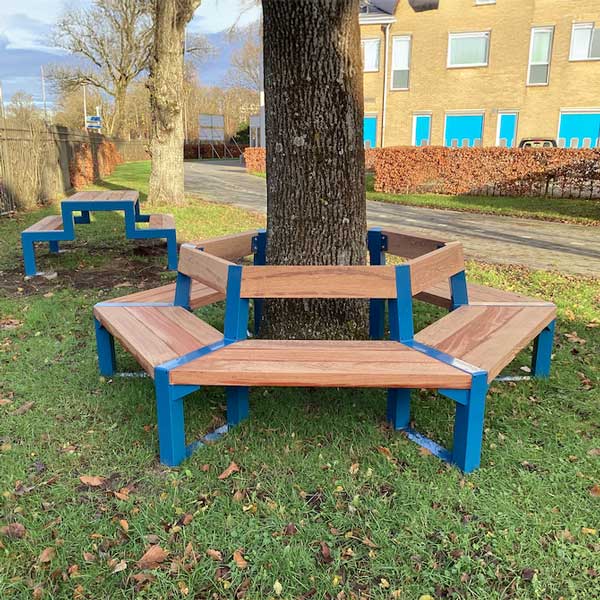 131888 straatmeubilair buitenbank picknickset plantenbak