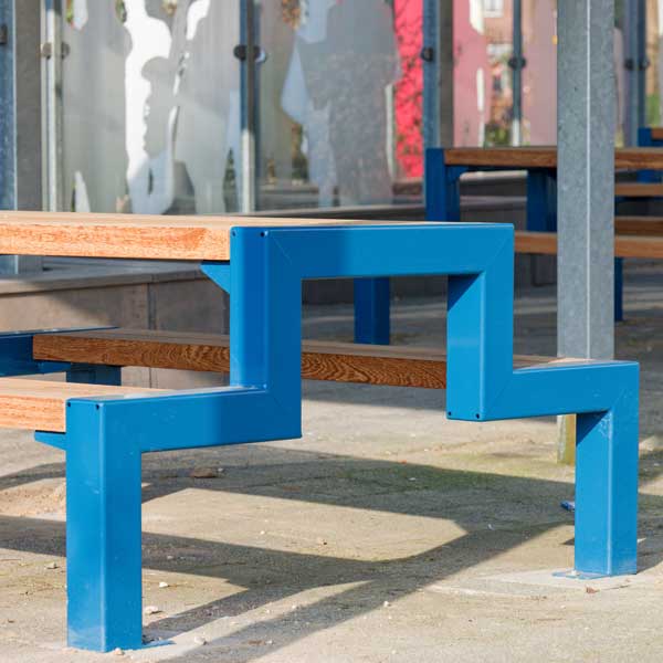 131888 straatmeubilair buitenbank picknickset plantenbak