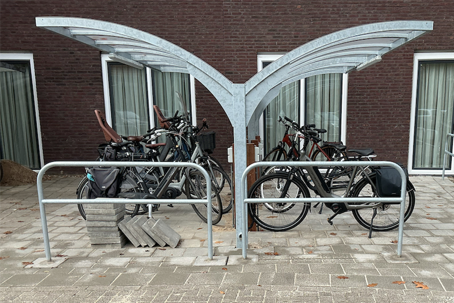 fietsparkeren fietsoverkapping zorggroep
