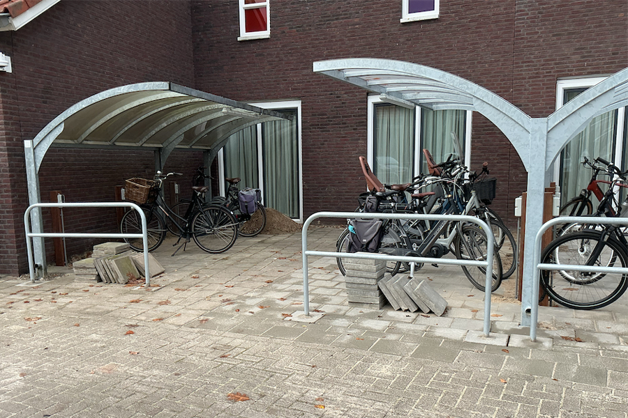 fietsparkeren fietsoverkapping zorggroep