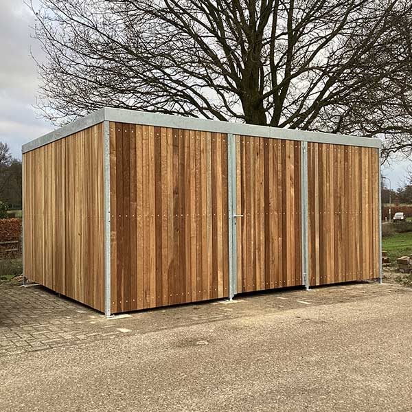 Scootmobielstallingen bij Het Achtervoort in Enschede