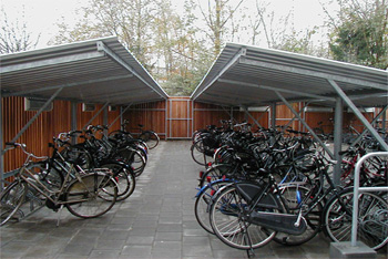 Fietsenstalling voor Esdal college