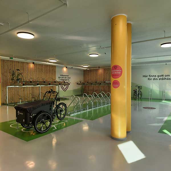 Fietsparkeren fietsenrek dubbellaags etagerekken