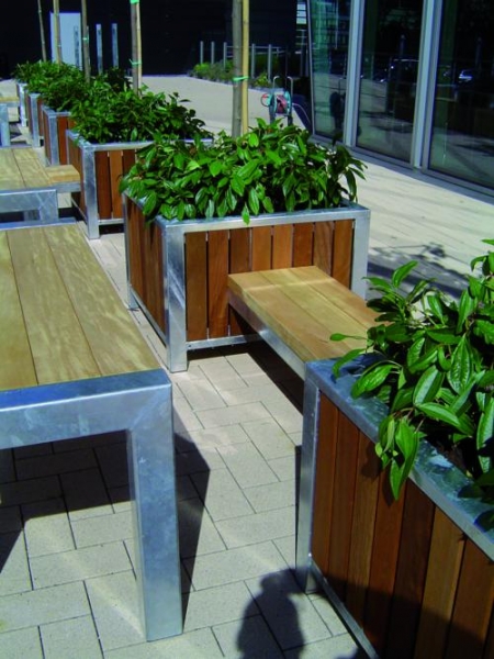 17453 straatmeubilair zitbank buitenbank plantenbak dakterras Amsterdam FalcoBloc