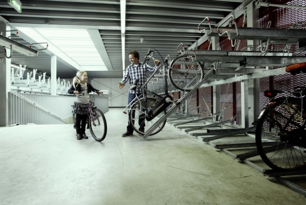 fietsparkeren fietsenrek etagerek FalcoLevel 