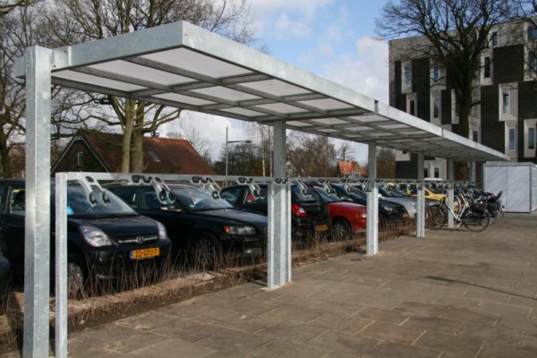 Falco fietsparkeervoorzieningen voor gezondheidspark de Eik