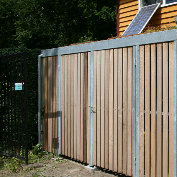 Berging met groendak voor Educatief Centrum